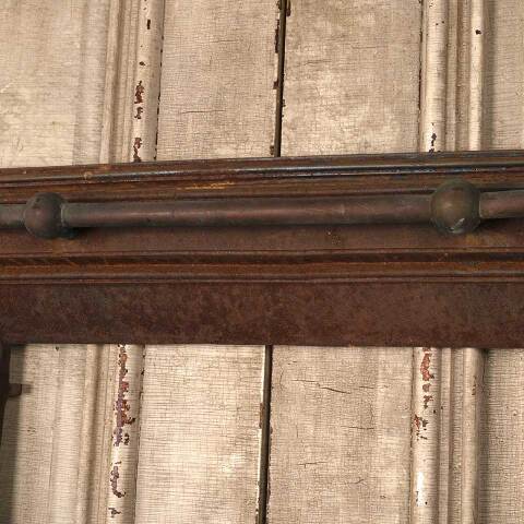 #53967 31x32 Antique Cast Iron Fireplace Surround image 4