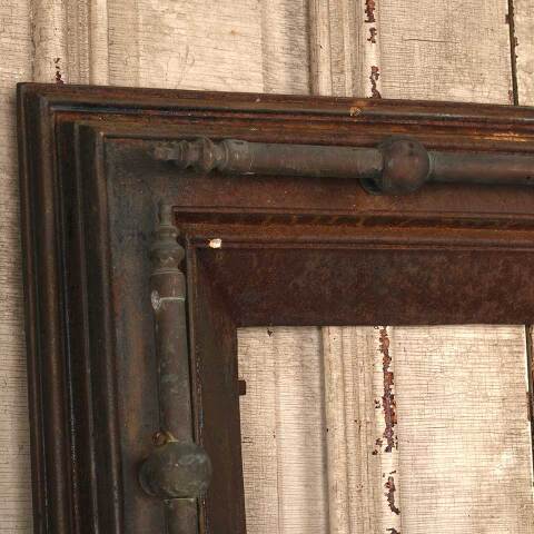 #53967 31x32 Antique Cast Iron Fireplace Surround image 2