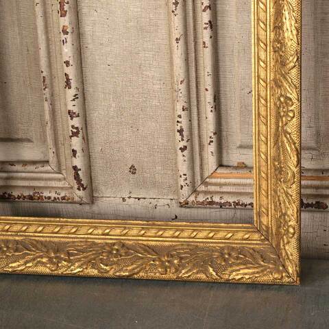 #53968 17x23 Antique Wood & Gesso Picture Frame image 5