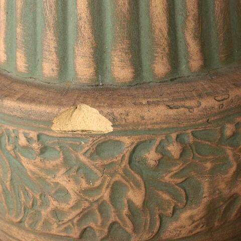 #53975 Terra Cotta Garden Birdbath Pedestal Base image 7