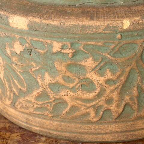 #53975 Terra Cotta Garden Birdbath Pedestal Base image 8