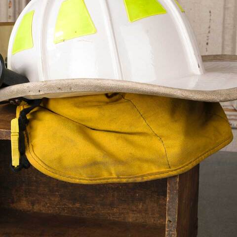 #53997 Vintage Cairns Firefighter Fireman Helmet image 5