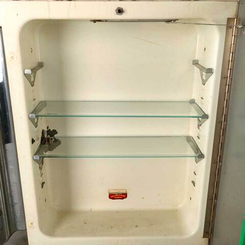 #54012 25x26 Antique Bathroom Medicine Cabinet image 8