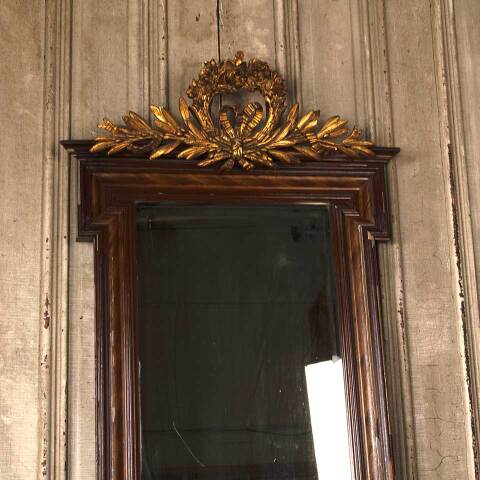 #54013 27x51 Antique Ornate Beveled Glass Mirror image 2