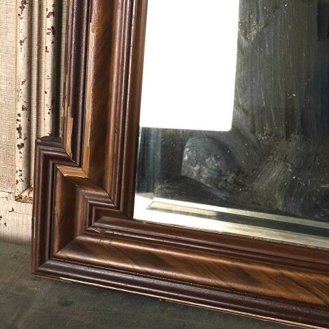 #54013 27x51 Antique Ornate Beveled Glass Mirror image 4