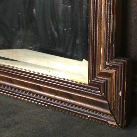 #54013 27x51 Antique Ornate Beveled Glass Mirror image 5