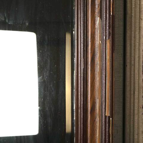 #54013 27x51 Antique Ornate Beveled Glass Mirror image 6