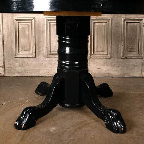 #54016 42" Round Painted Oak Wood Pedestal Table image 6