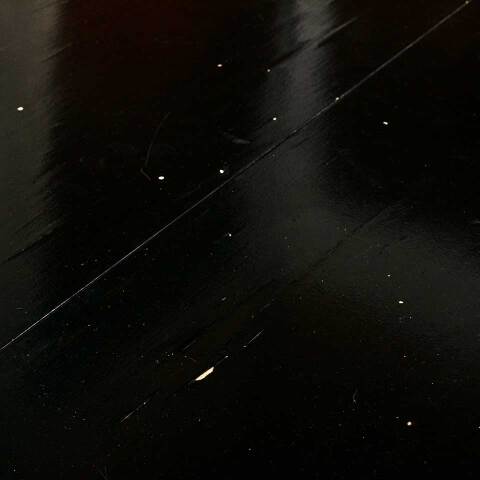 #54016 42" Round Painted Oak Wood Pedestal Table image 4