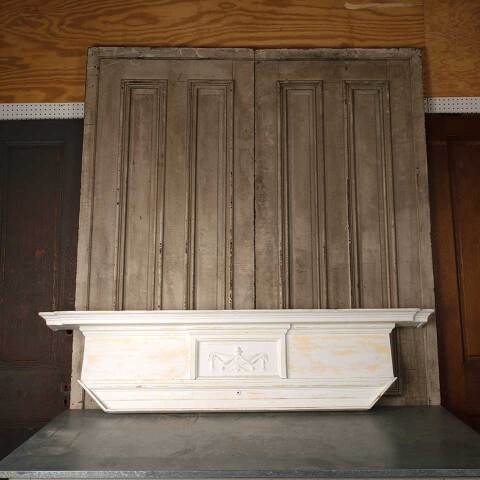 #54018 Painted Wood Architectural Pediment image 2