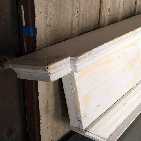 #54018 Painted Wood Architectural Pediment image 7