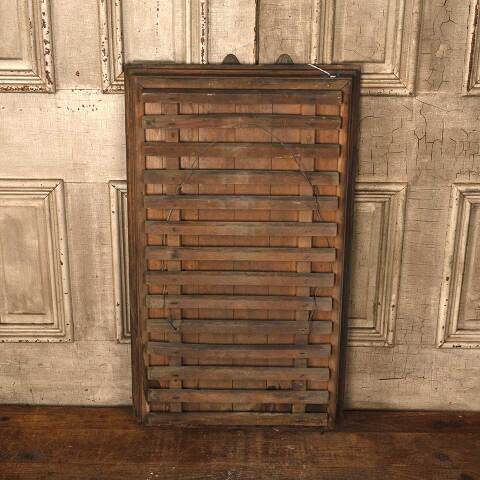 #54029 Antique Oak Icebox Door w/ Beveled Mirror image 5