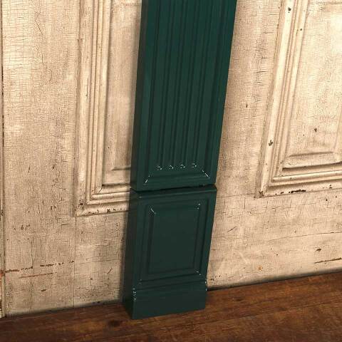 #54031 46x40 Enameled Cast Iron Fireplace Surround image 3