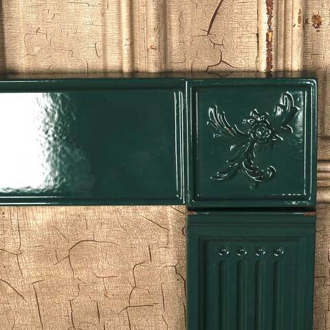 #54031 46x40 Enameled Cast Iron Fireplace Surround image 5