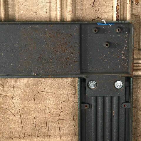 #54031 46x40 Enameled Cast Iron Fireplace Surround image 8