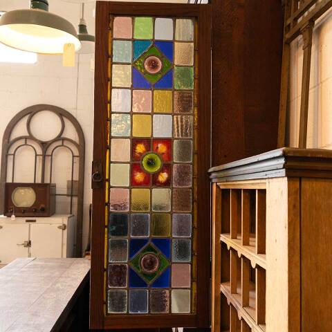 #54039 Antique English Oak Pub Dry Bar & Backbar image 7