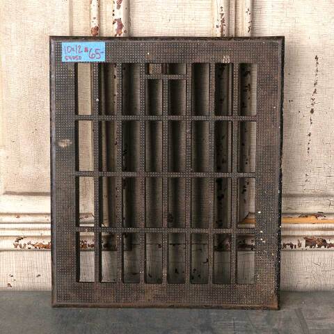 #54050 10x12 Antique Heat Grate Floor Vent Cover image 2