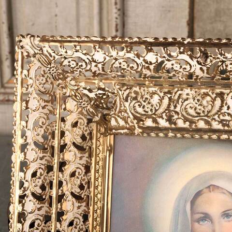 #54068 Vintage Mary & Jesus Hologram Wall Hanging image 4