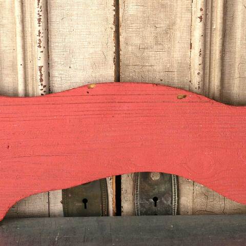 #54083 Painted Wood Fox Silhouette Wall Hanging image 4