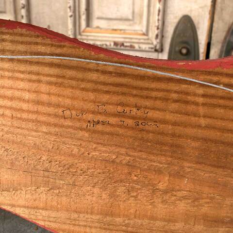 #54083 Painted Wood Fox Silhouette Wall Hanging image 7