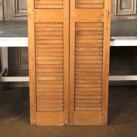 #54102 29x79 Antique Exterior Wood Shutters image 7