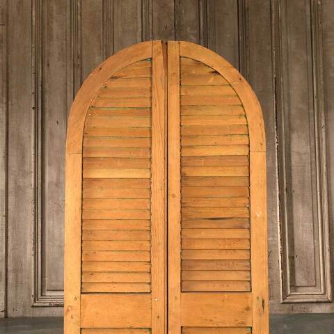 #54102 29x79 Antique Exterior Wood Shutters image 5