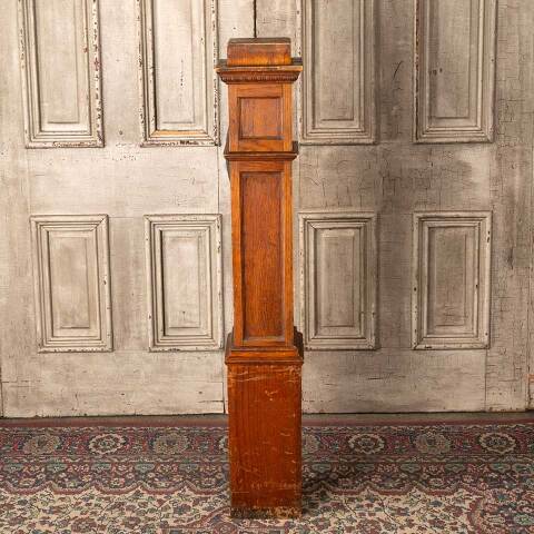 #54164 49" Antique Oak Wood Staircase Newel Post image 3