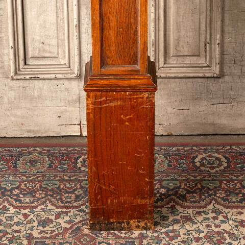 #54164 49" Antique Oak Wood Staircase Newel Post image 4