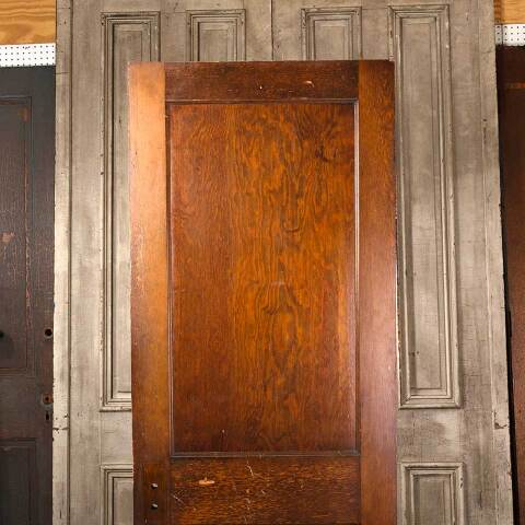 #54221 30x79 Antique Wood 2 Panel Interior Door image 5