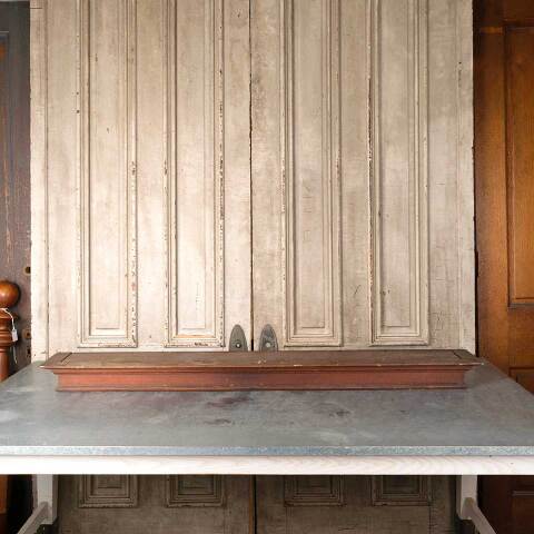 #54357 58x4 Wood Fireplace Mantel Shelf image 2
