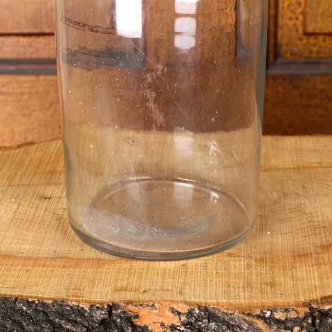 #54400 4x8 Antique Glass Apothecary Jar & Lid image 4