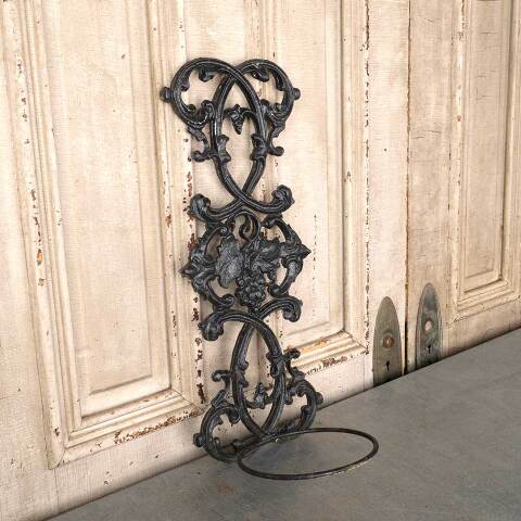 #54421 Ornate Wall Mount Cast Iron Planter Holder image 5