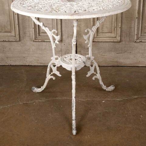#54424 27" Ornate Cast Aluminum Garden Patio Table image 5