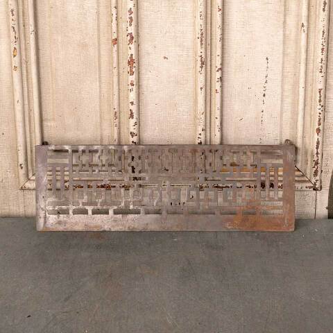 #54448 20x6 Antique Iron Fireplace Ember Screen image 3