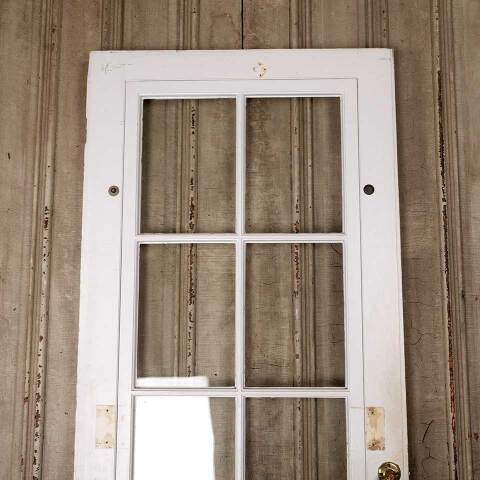 #54519 30x80 Salvaged Antique Wood Storm Door image 8