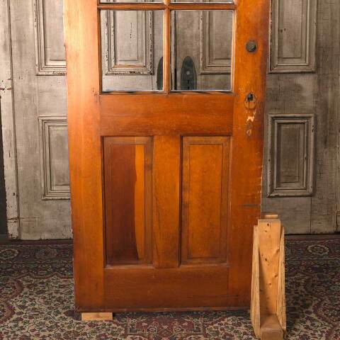 #54522 30x80 Antique 6 Lite Wood Entry Door image 7