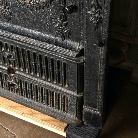 #54532 32x31 Antique Fireplace Insert & Surround image 6