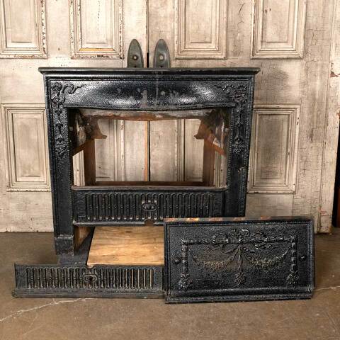 #54532 32x31 Antique Fireplace Insert & Surround image 7