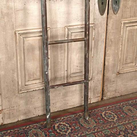 #54533 14x108 Antique 8 Rung Metal Ladder/Support image 3