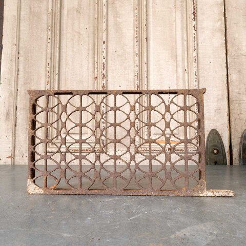 17x9 Antique Cast Iron Foundation Vent Grate