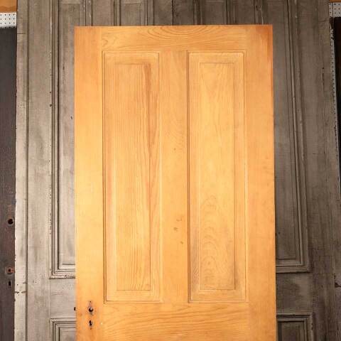 #54546 32x79 Antique 4 Panel Wood Interior Door image 5