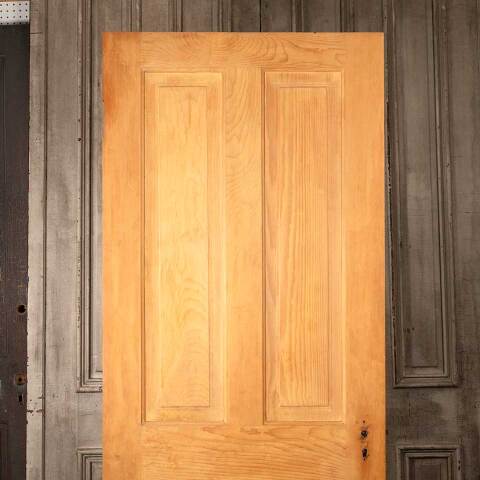 #54546 32x79 Antique 4 Panel Wood Interior Door image 2