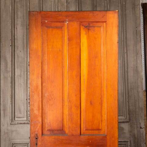 #54549 31x79 Antique 4 Panel Wood Interior Door image 5