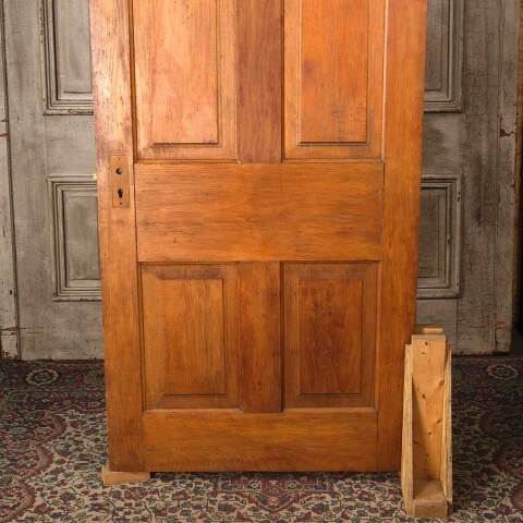#54553 33x80 Antique 4 Panel Wood Interior Door image 6