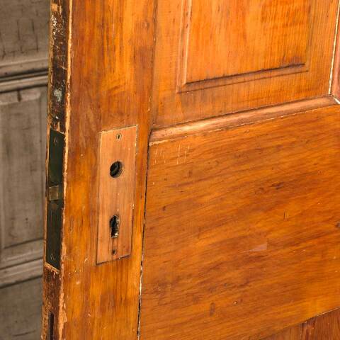 #54553 33x80 Antique 4 Panel Wood Interior Door image 7