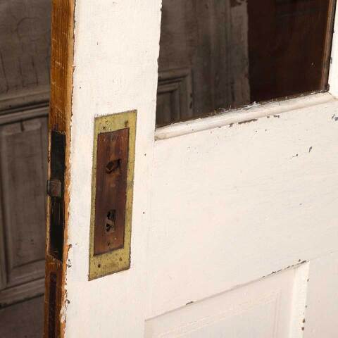 #54556 36x82 Antique 2 Lite Wood Entry Door image 8