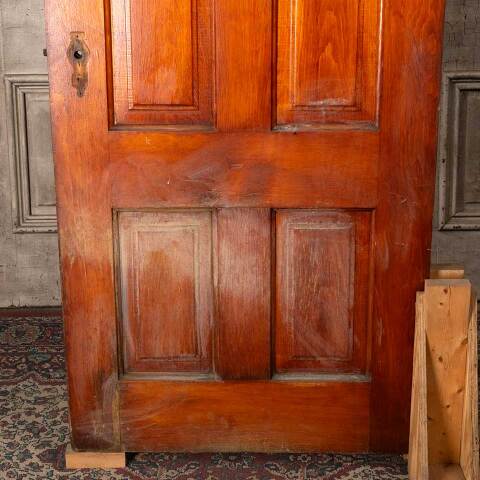 #54558 30x59 Antique 4 Panel Wood Interior Door image 7