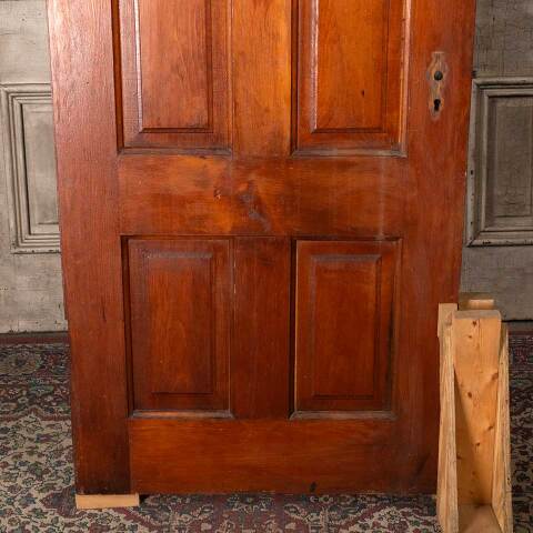 #54558 30x59 Antique 4 Panel Wood Interior Door image 3