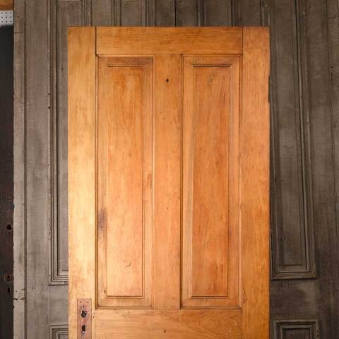 #54564 32x79 Antique 4 Panel Wood Interior Door image 5