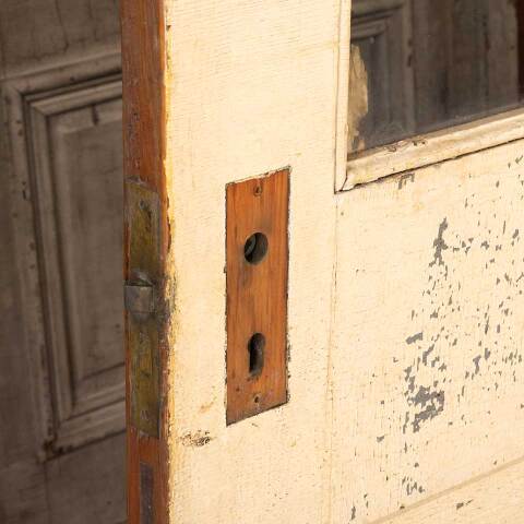 #54566 36x84 Antique 2 Lite Wood Entry Door image 8